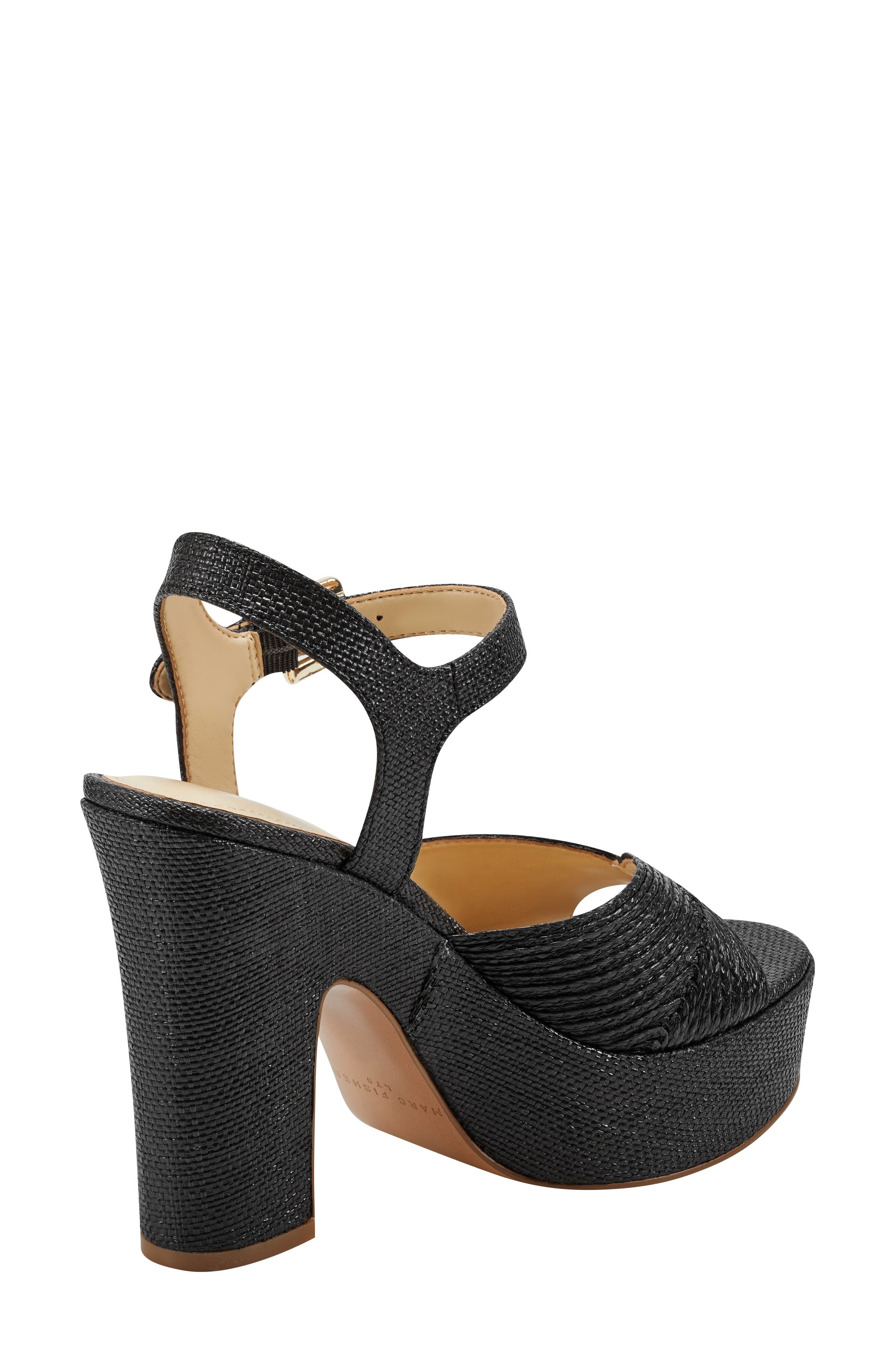 Marc Fisher LTD Starla Block Heel Platform Sandal, Alternate, color, 