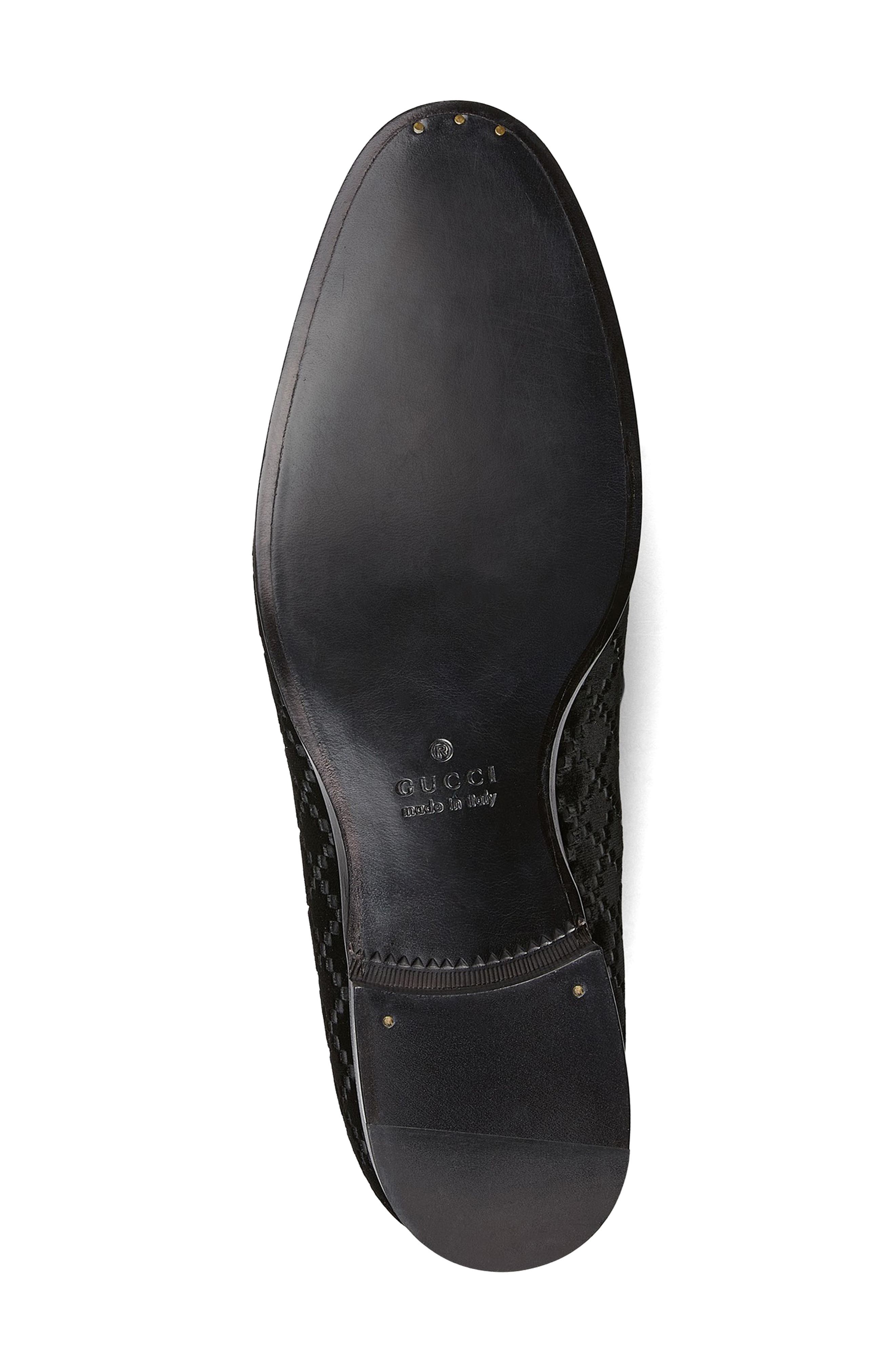 Gucci Next Horsebit Loafer, Alternate, color, Black/Black