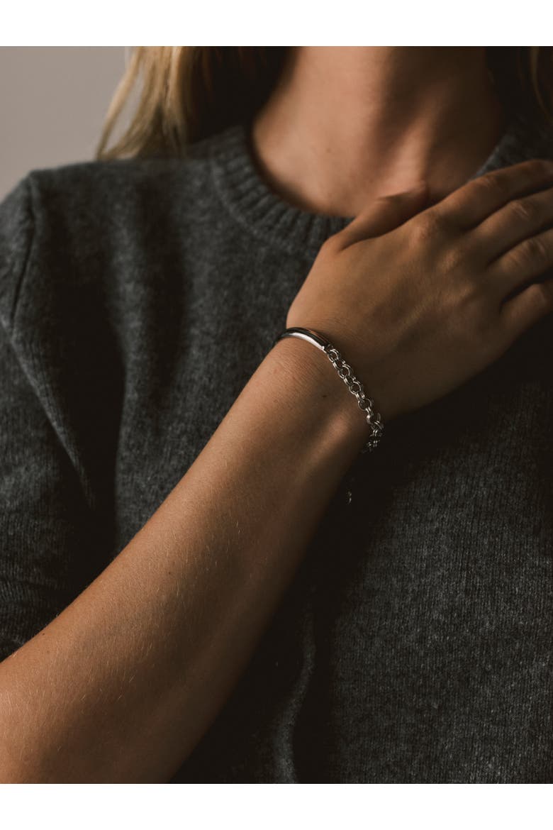 Noah Solid & Link Bracelet, Alternate, color, Recycled Gold Vermeil