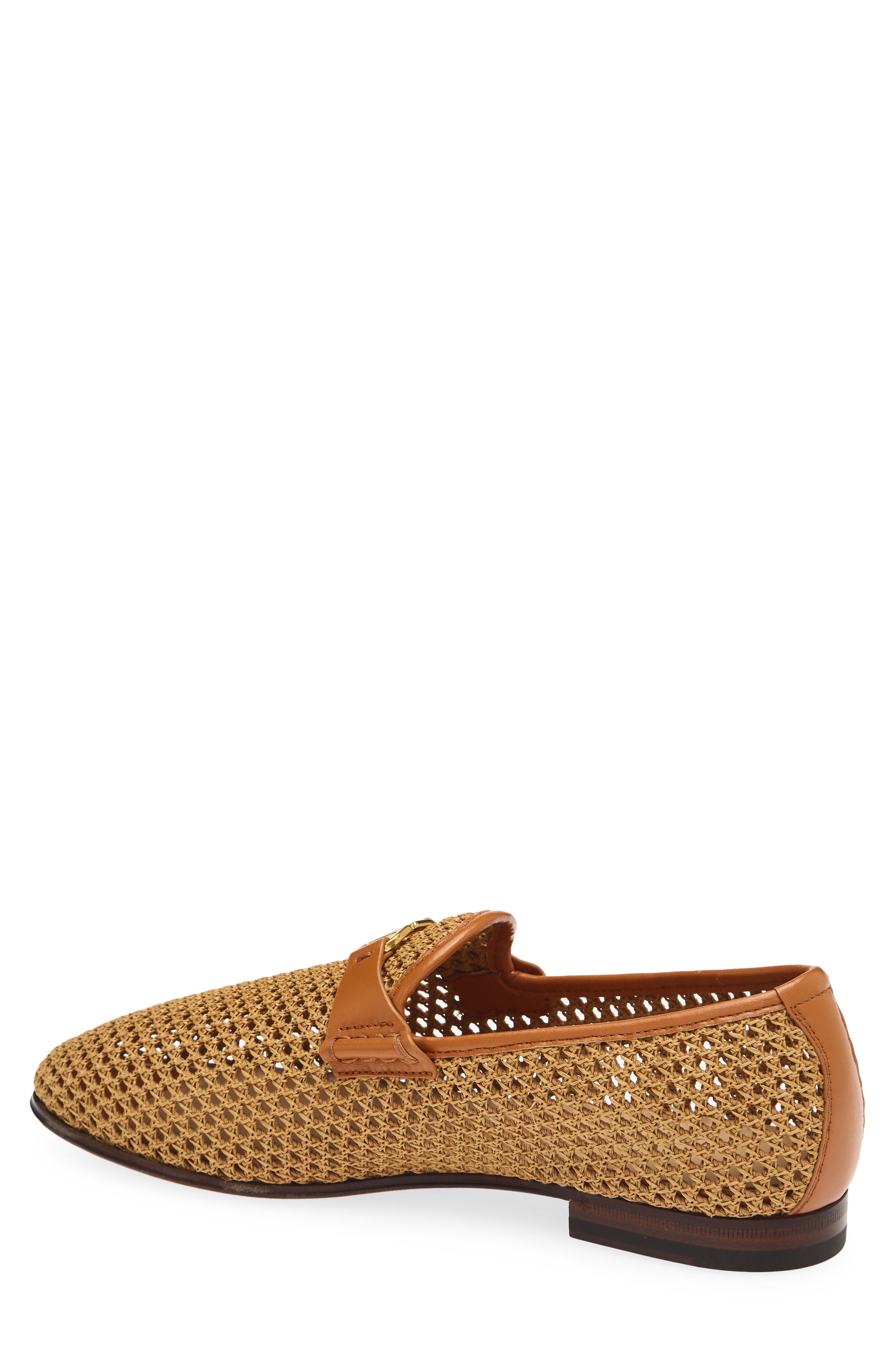 Wolfe Woven Raffia Loafer, Alternate, color, BEIGE