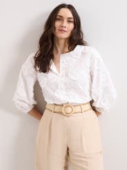 Phase Eight Daisy Texture Blouse