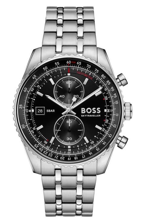 Skytraveller Chronograph Quartz Watch, 43mm
