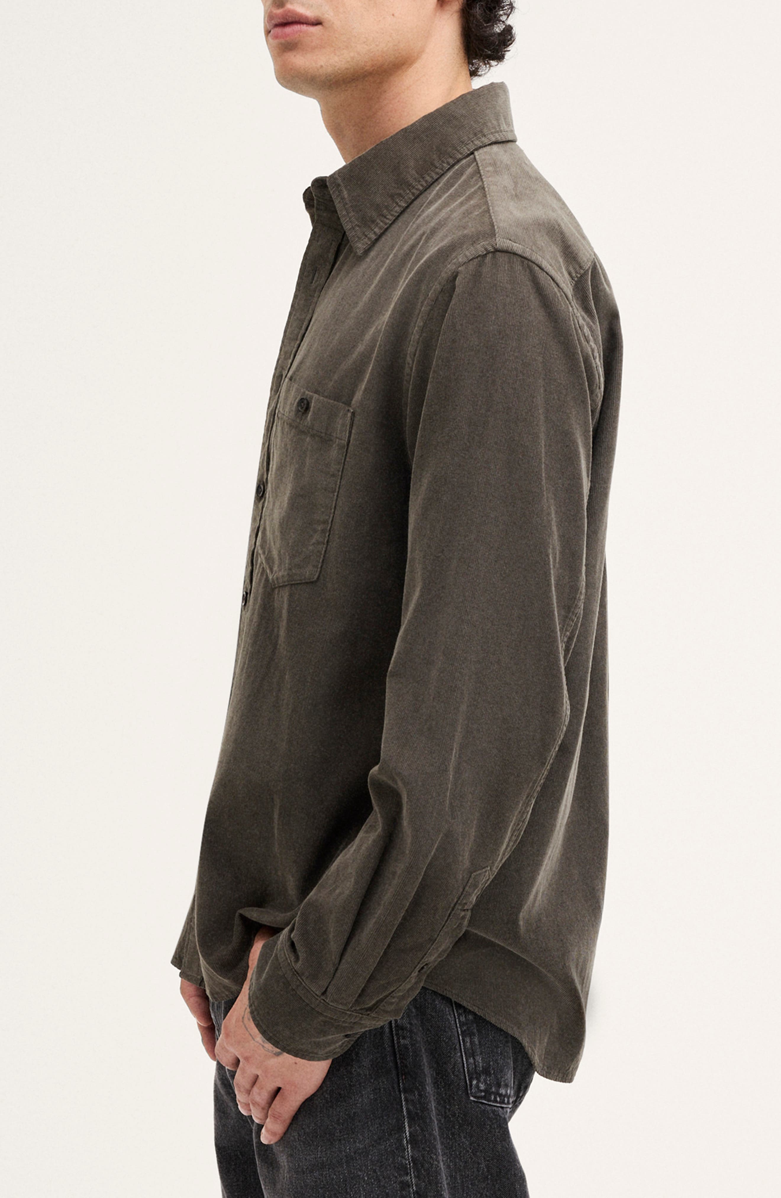 Madewell Corduroy Long Sleeve Button Up Shirt (Men) | Nordstrom