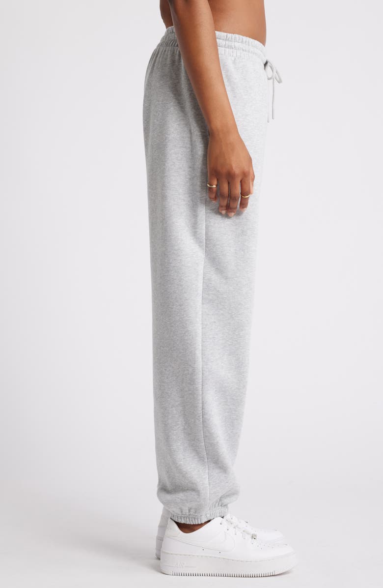 BP. Baggy Fleece Joggers, Alternate, color, Grey Soft Heather