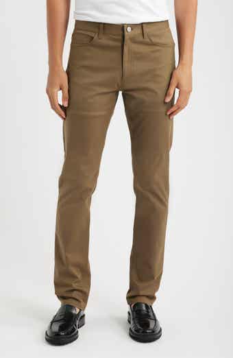 Raffi Soft Stretch Cotton & Lyocell Slim Leg Pants