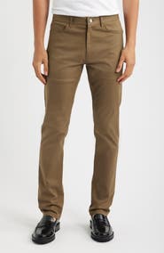 Theory Raffi Soft Stretch Cotton & Lyocell Slim Leg Pants