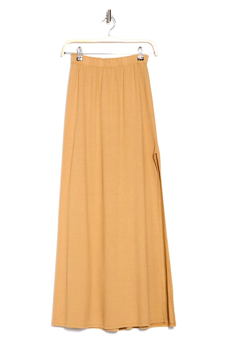 Slit Maxi Skirt, Alternate, color, COCOON