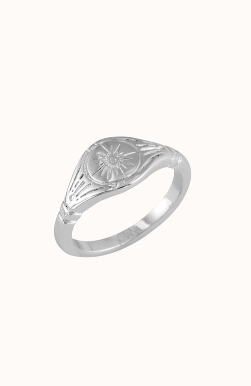 Joiana Jewelry Moonbeam Pinky Ring In Metallic