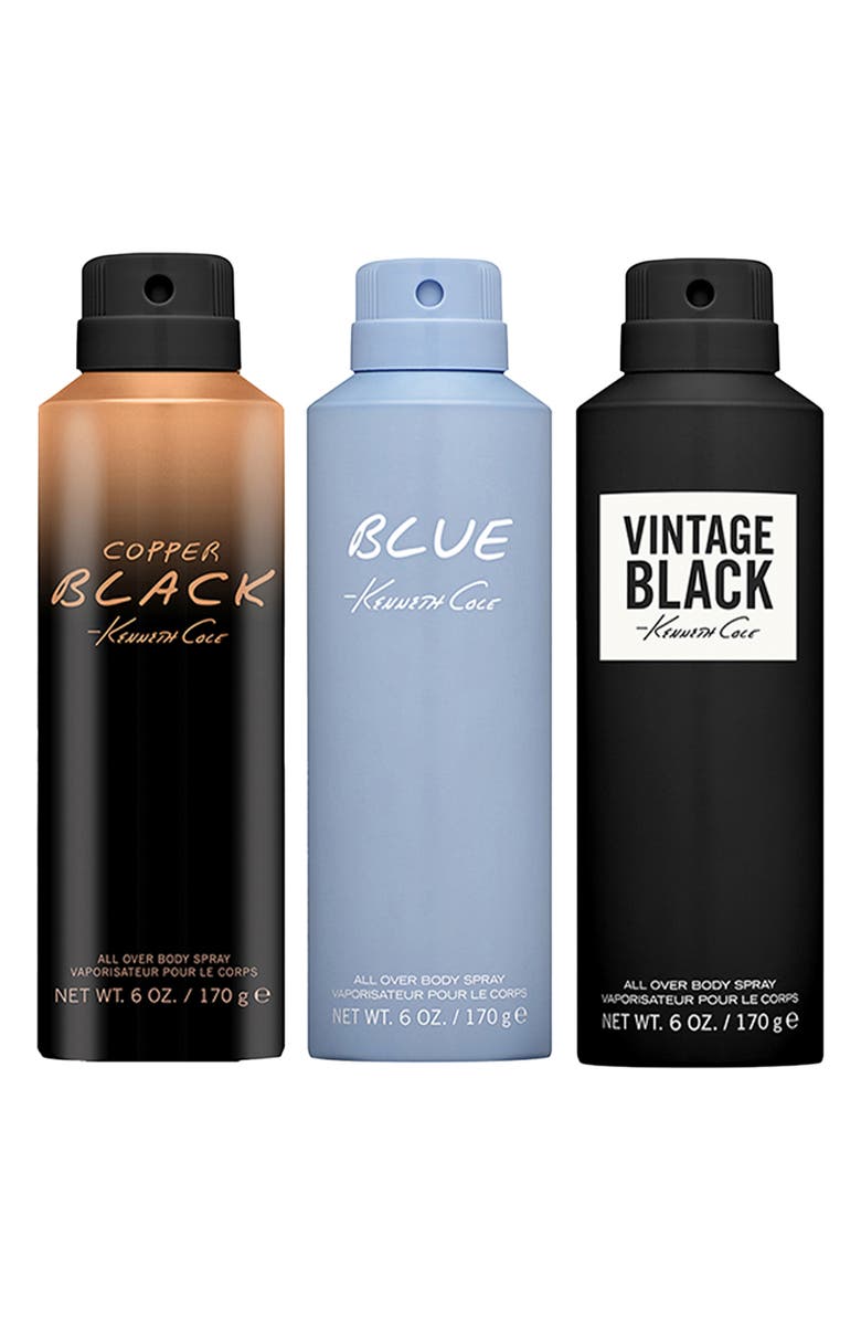Kenneth Cole Men's 3-Piece Body Spray Set, Main, color, 
