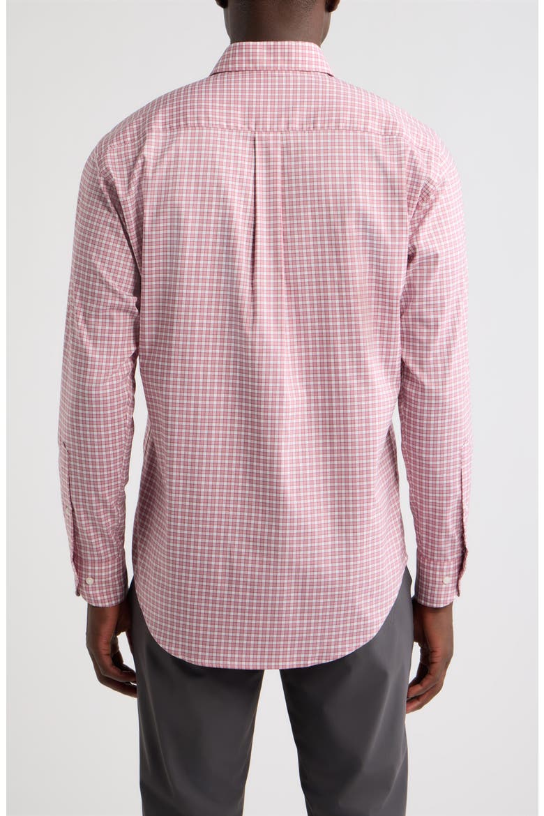 Atlas Crown Check Stretch Sport Shirt, Alternate, color, DUSTY ROSE