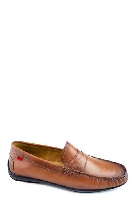 Hamilton Place  Leather Penny Driver Loafer