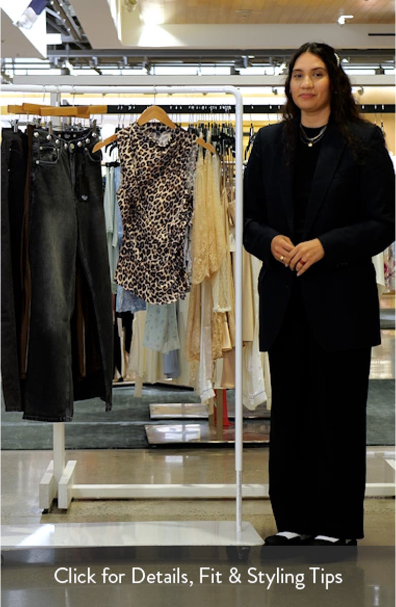 Christen Leopard Print Top, sales video thumbnail