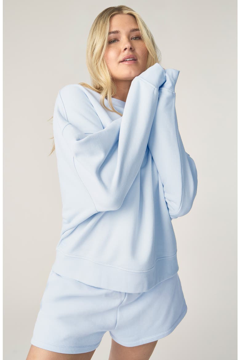 Cozy Crush Oversize Sweatshirt, Alternate, color, HALOGEN BLUE