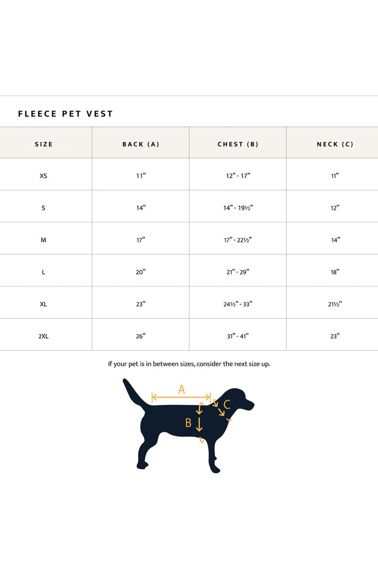 Pendleton National Park Fleece Dog Vest, Alternate, color,