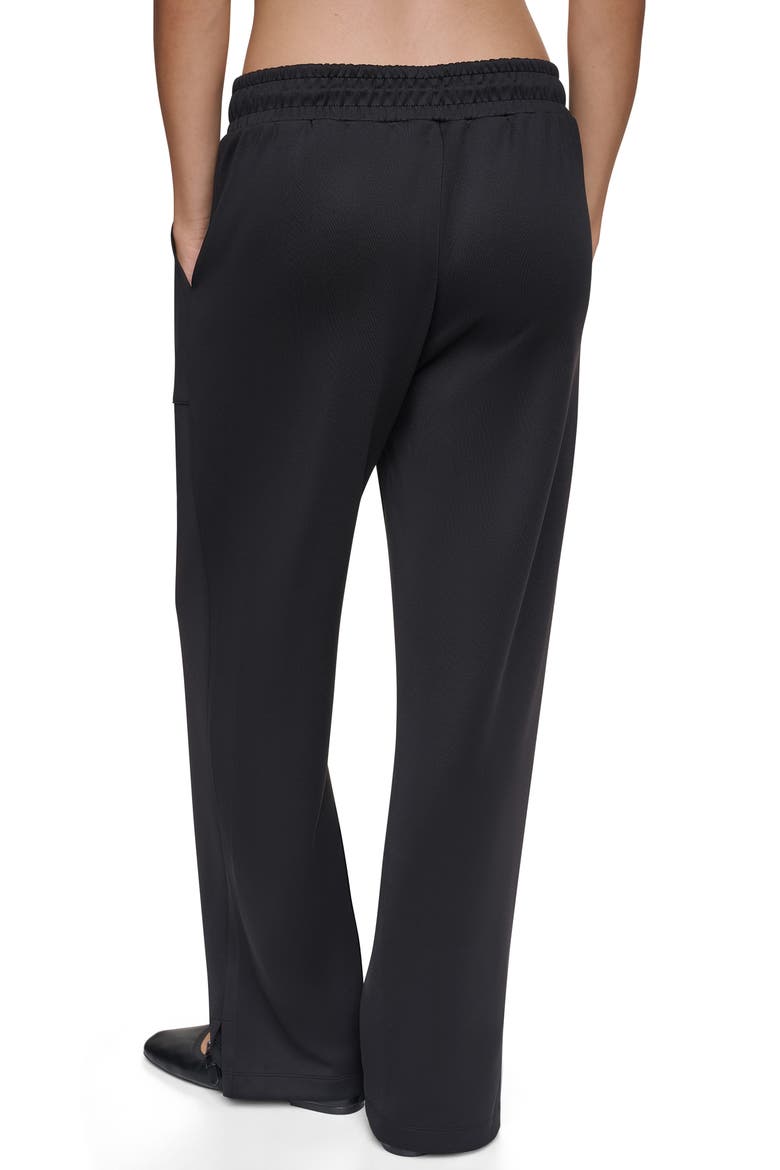 Pins & Patches Wide Leg Sweatpants, Alternate, color, BLACK