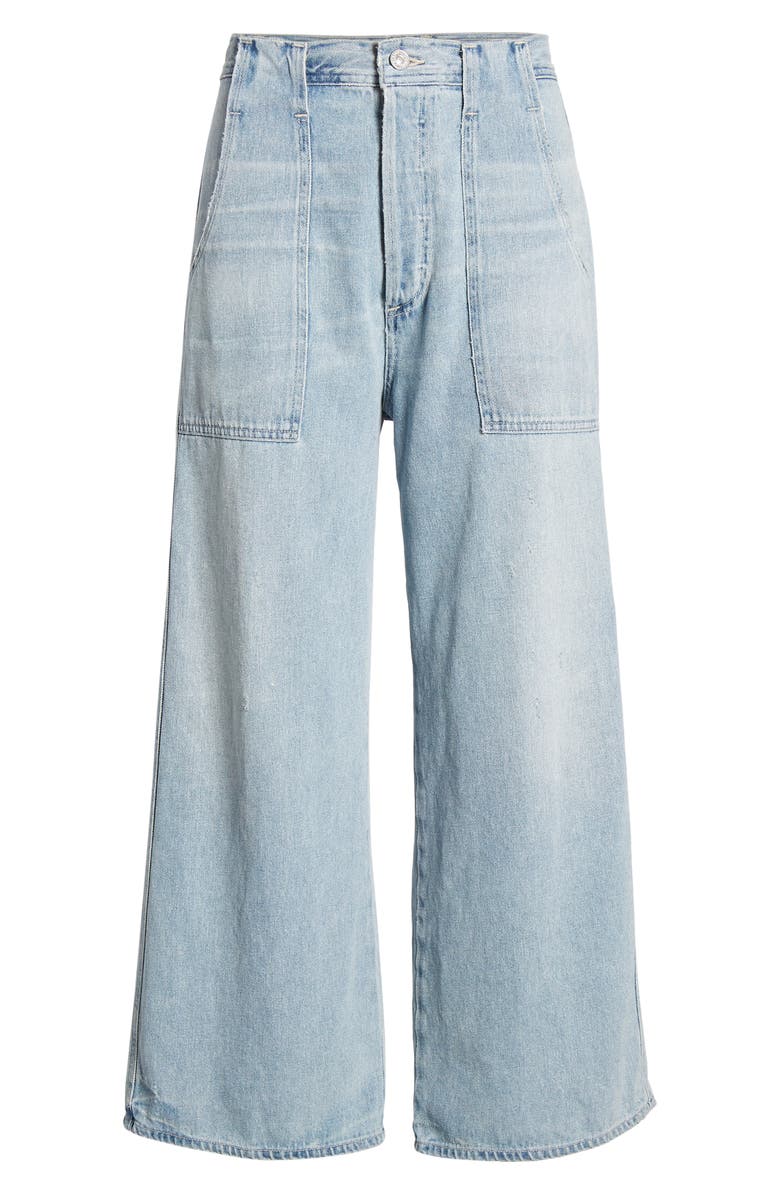 Citizens of Humanity Eva Utility Crop Wide Leg Jeans, Alternate, color, 