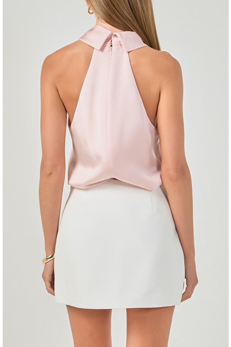 Satin Halter Top, Alternate, color, PINK