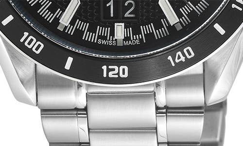 Gv2 Freccia Stainless Steel Swiss Quartz Bracelet Watch, 42mm In Stainless Steel