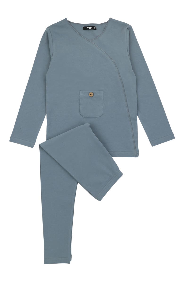 NoggiWear Wrap with Pocket Loungewear Set, Main, color, 