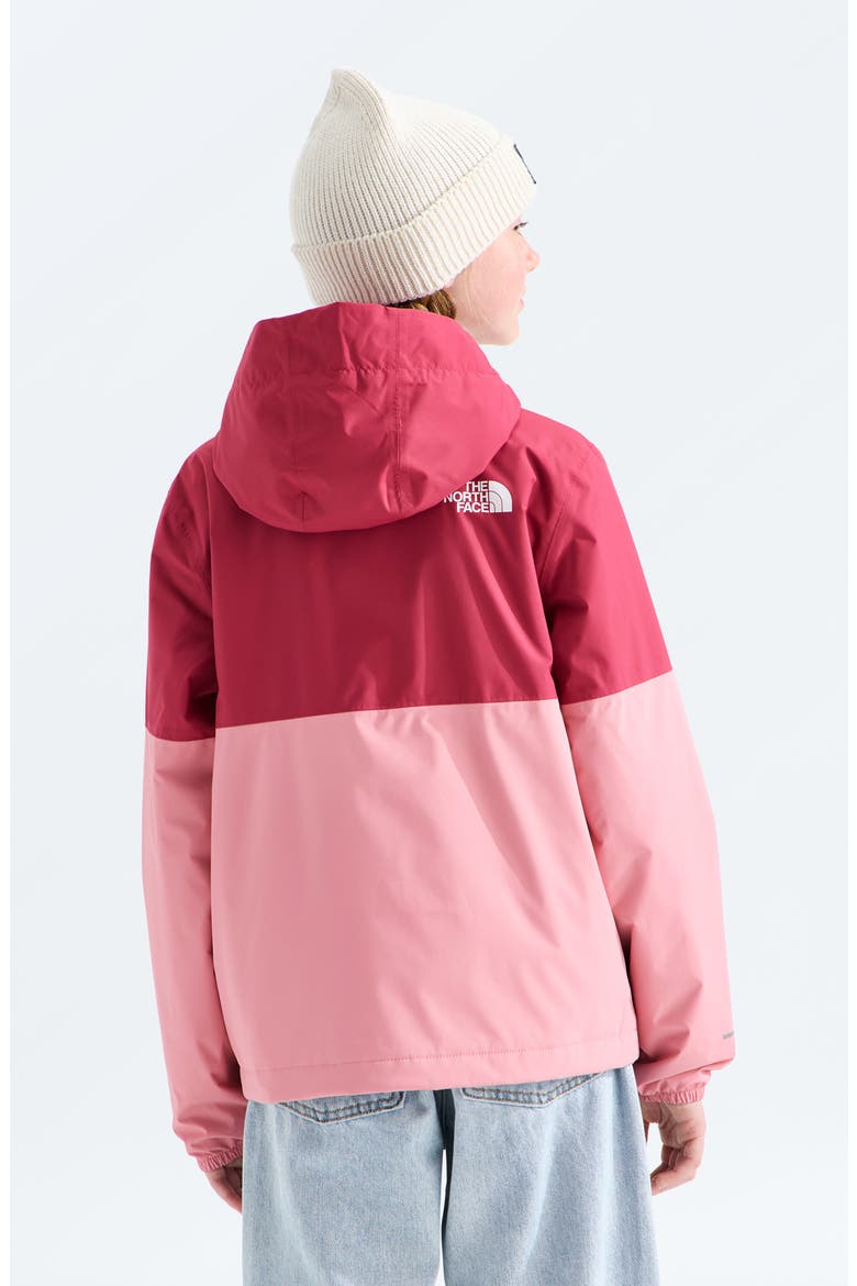 Kids' Antora Hooded Waterproof Rain Jacket, Alternate, color, FERMENTED CLAY/ PRIMROSE