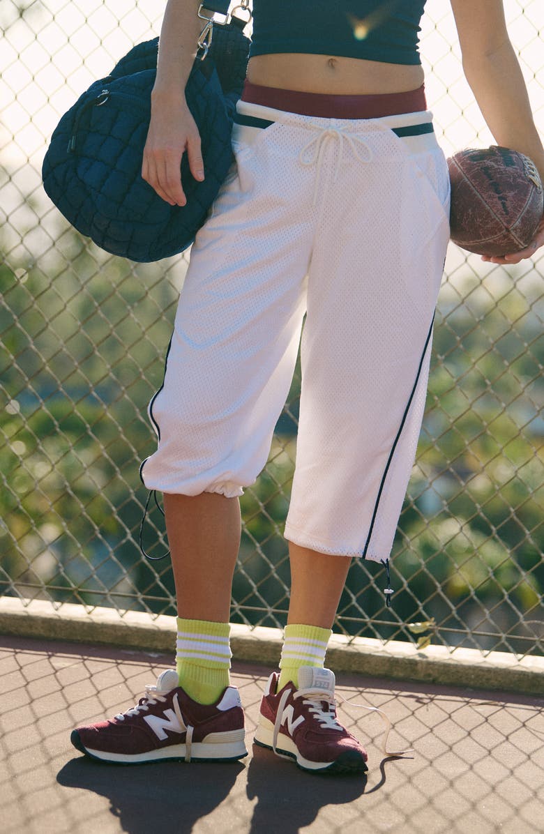 Free People FP Movement Hot Mesh Capri Pants, Alternate, color,