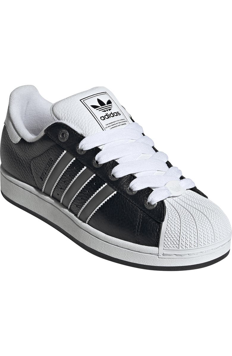 adidas Gender Inclusive Superstar II Sneaker, Main, color, Black/ Matte Silver/ White