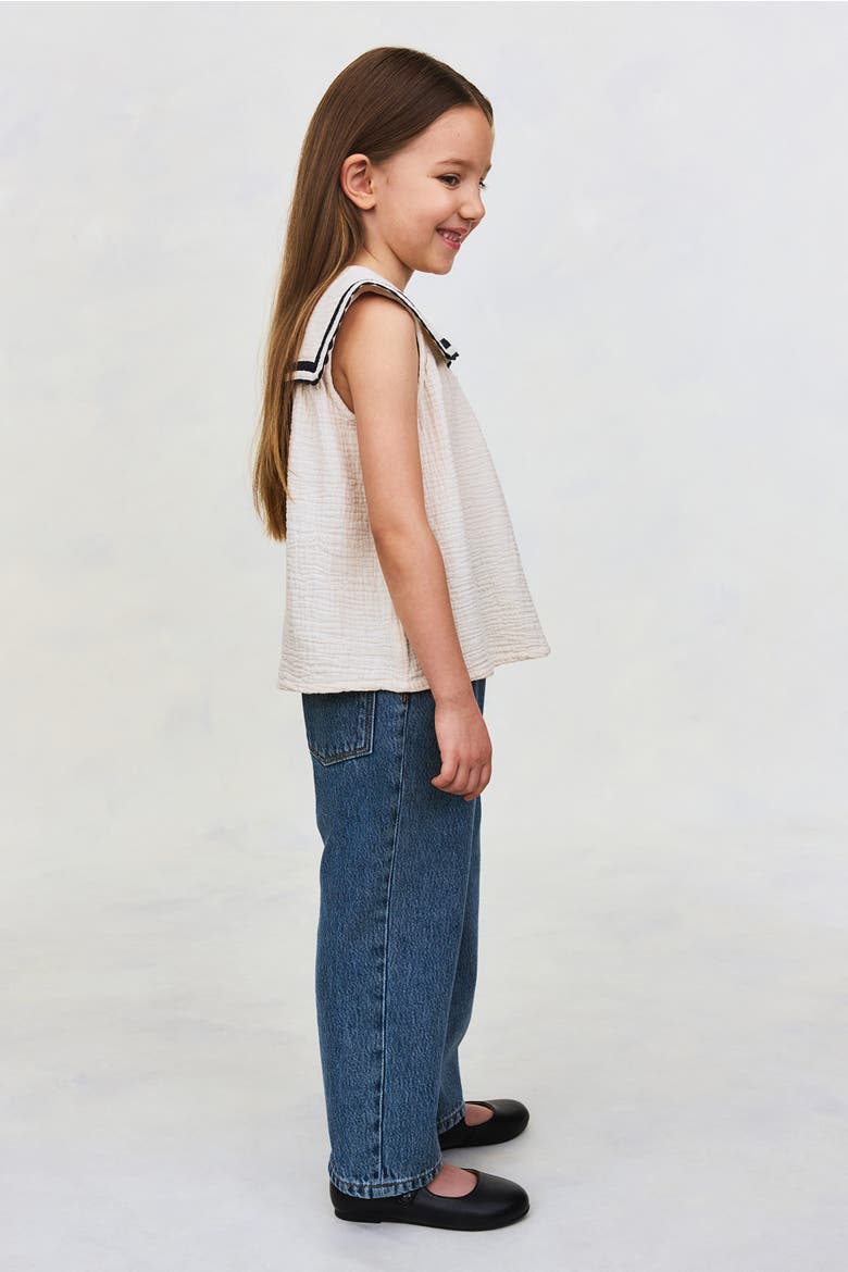 Wide Leg Jeans, Alternate, color, Blue