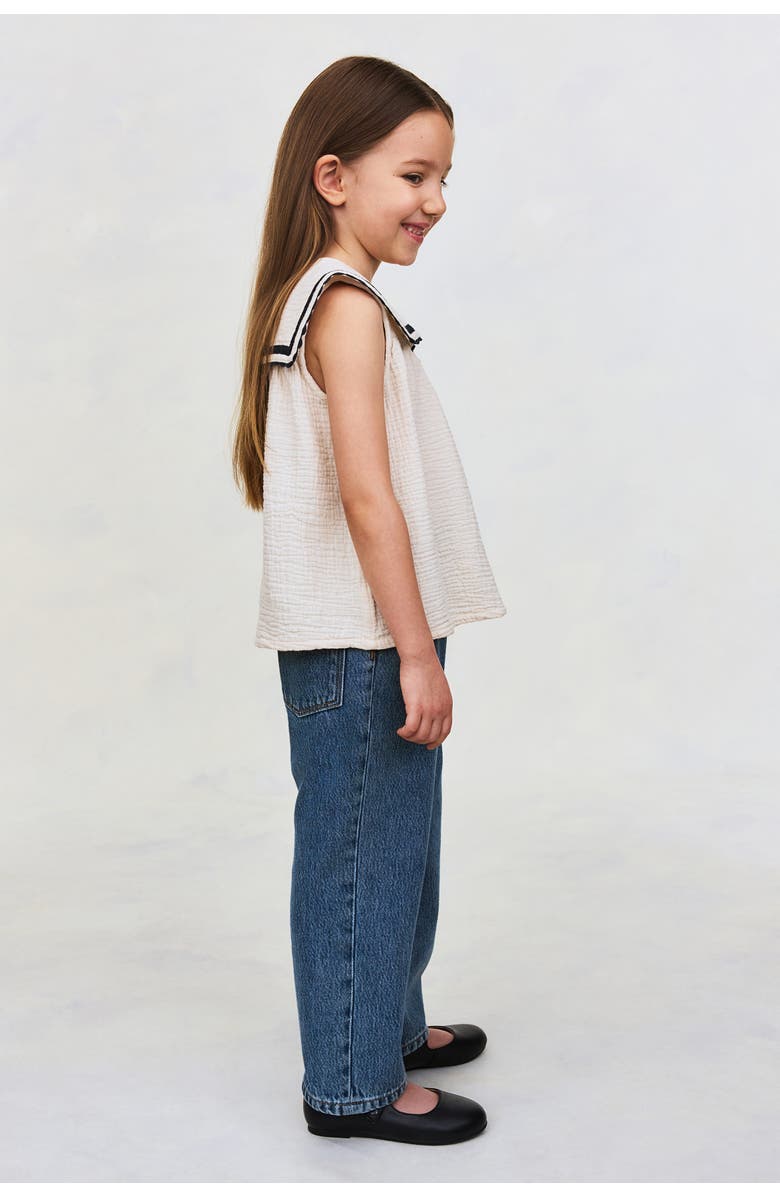 H&M Wide Leg Jeans, Alternate, color, Blue