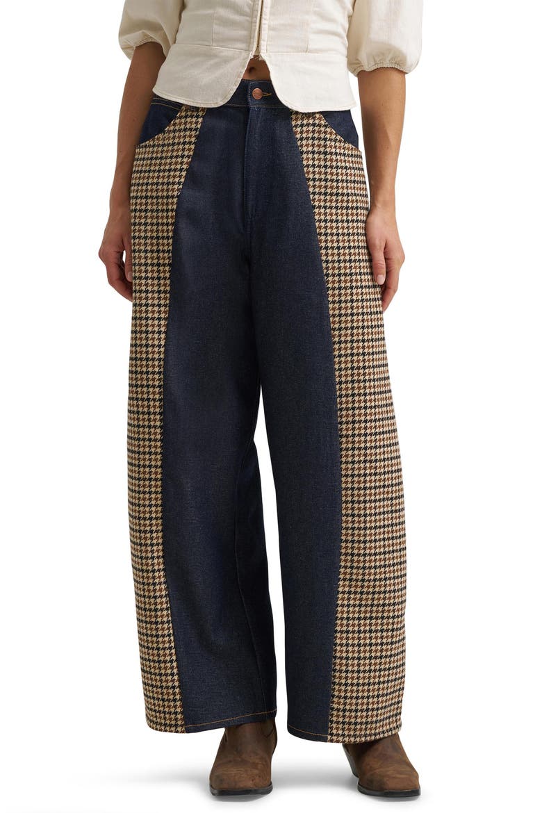 Cowboy Barrel Leg Jeans, Main, color, RINSE