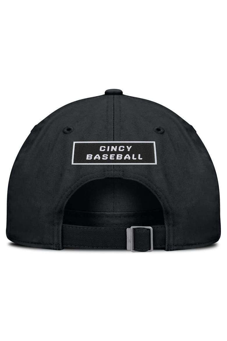 Men's Nike  Black Cincinnati Reds Primetime Club Adjustable Hat, Alternate, color, Black
