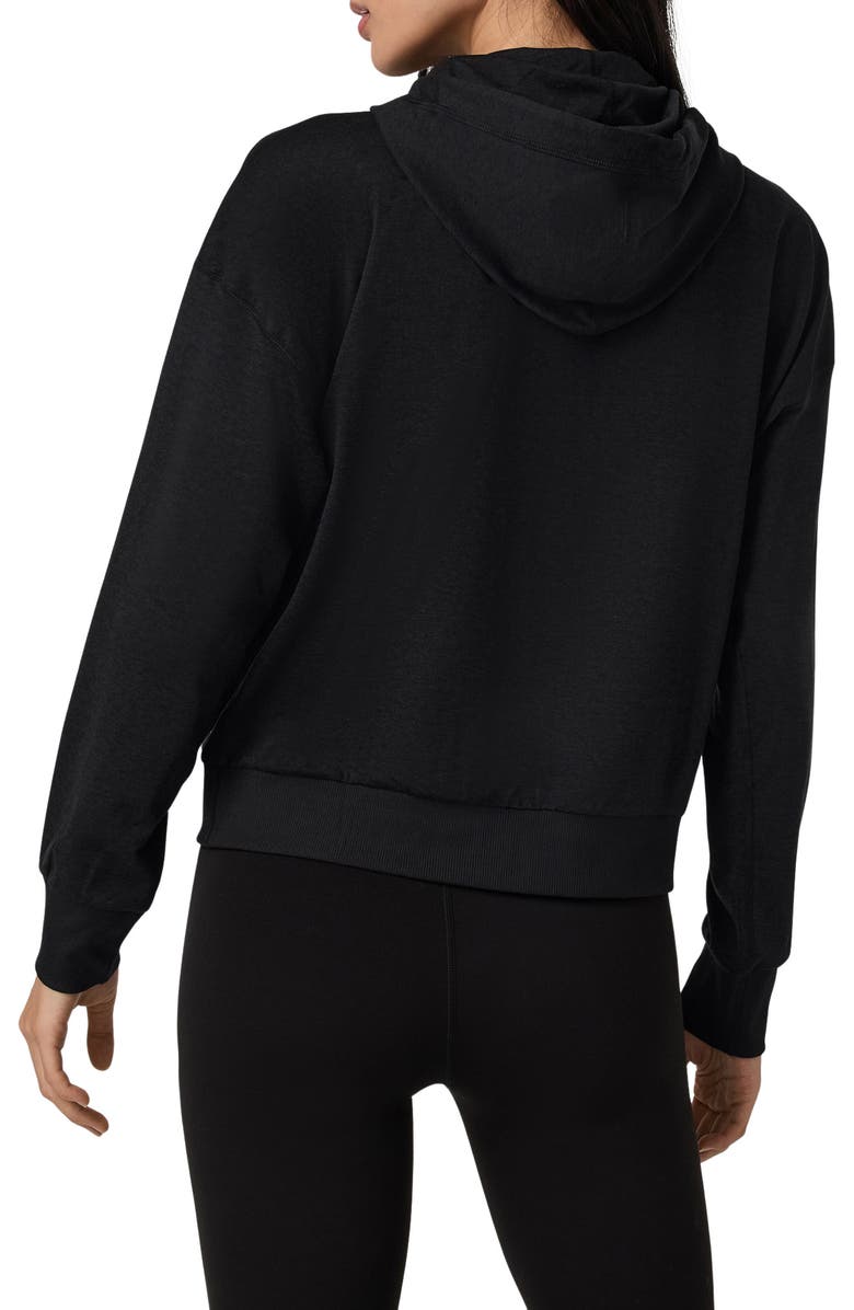 Vuori Halo Modern Relaxed Hoodie, Alternate, color, Black Heather