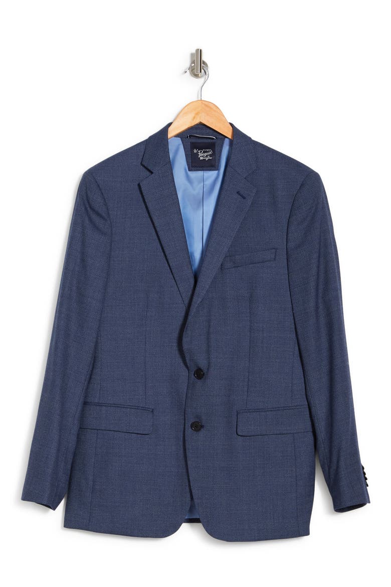 Navy Birdseye Stretch Suit Jacket, Alternate, color, NAVY