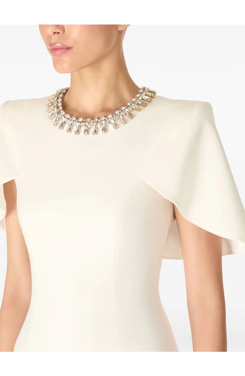 Jenny Packham Thalia Midi Dress, Alternate, color, Vanilla