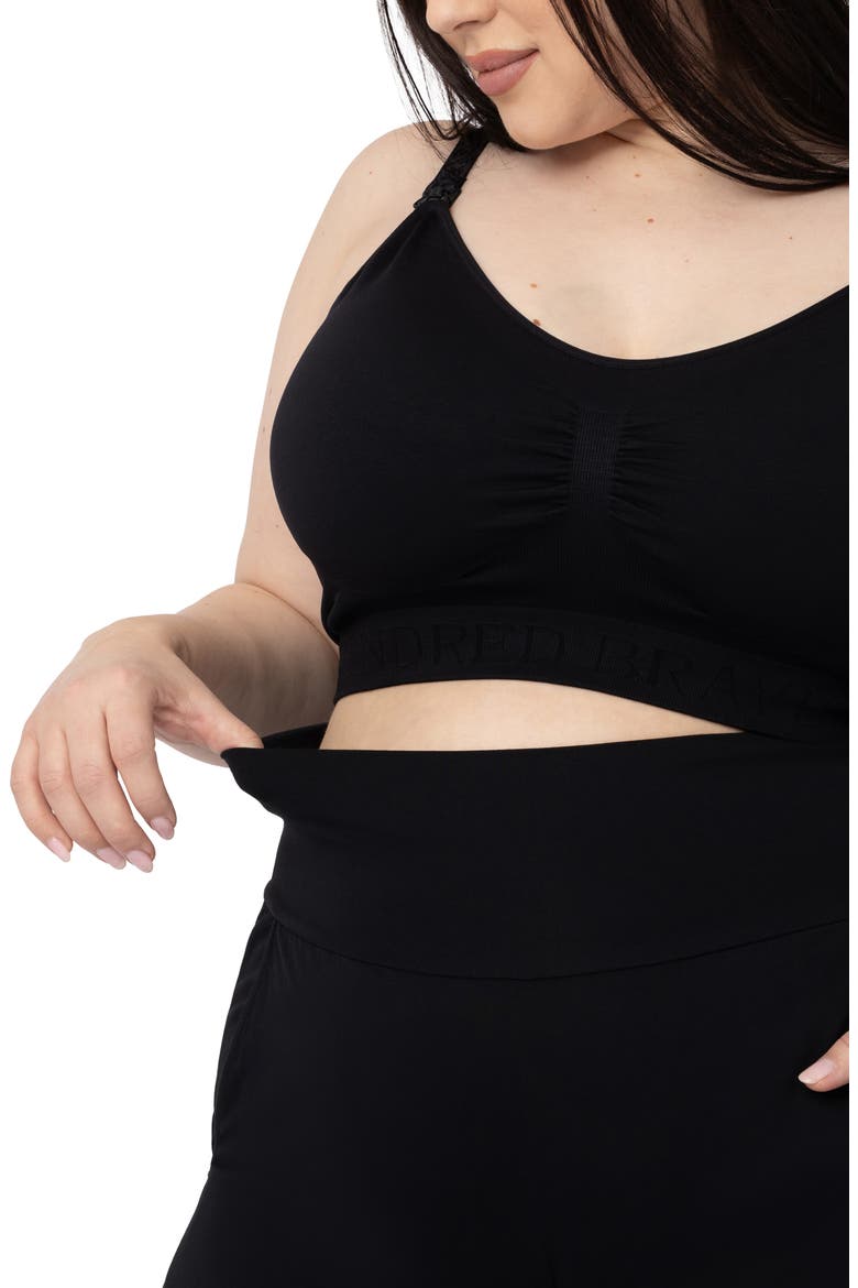 Wide Leg Maternity & Postpartum Lounge Pant, Alternate, color, BLACK