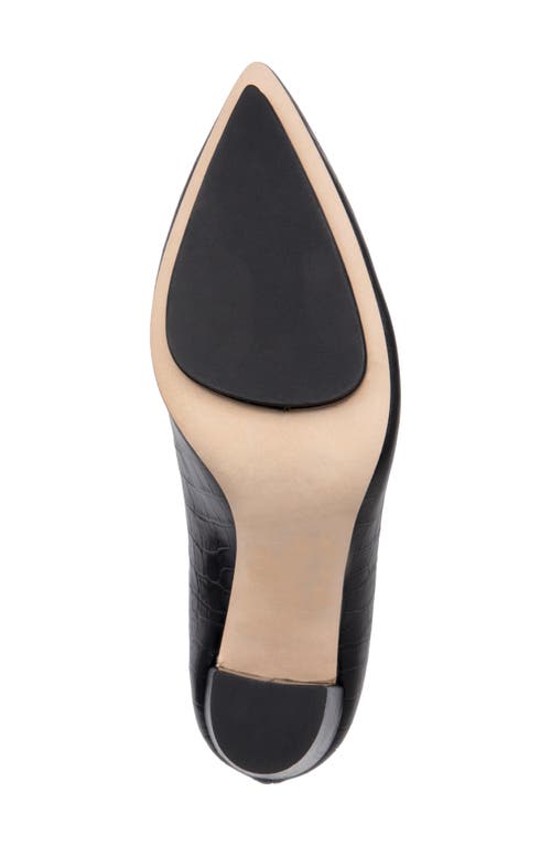 Beautiisoles Pippa Pointed Toe Platform Pump In Black