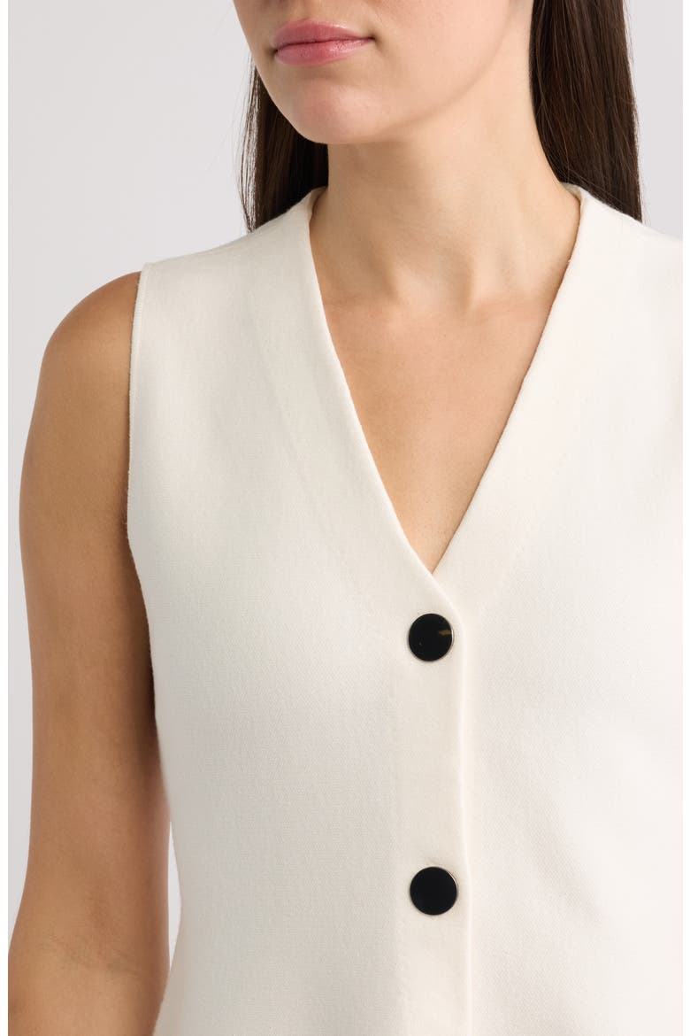 Peplum Vest, Alternate, color, WHITE DOVE