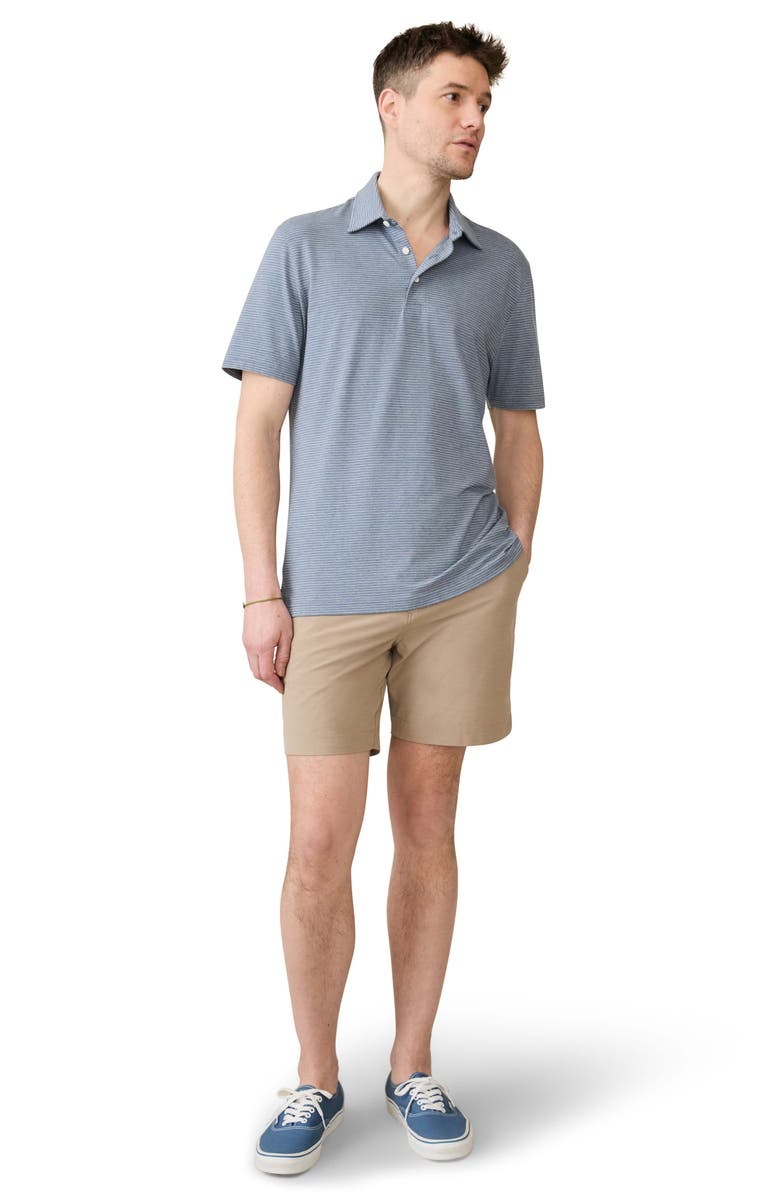 Faherty Movement Polo, Alternate, color, Azure Beach Stripe