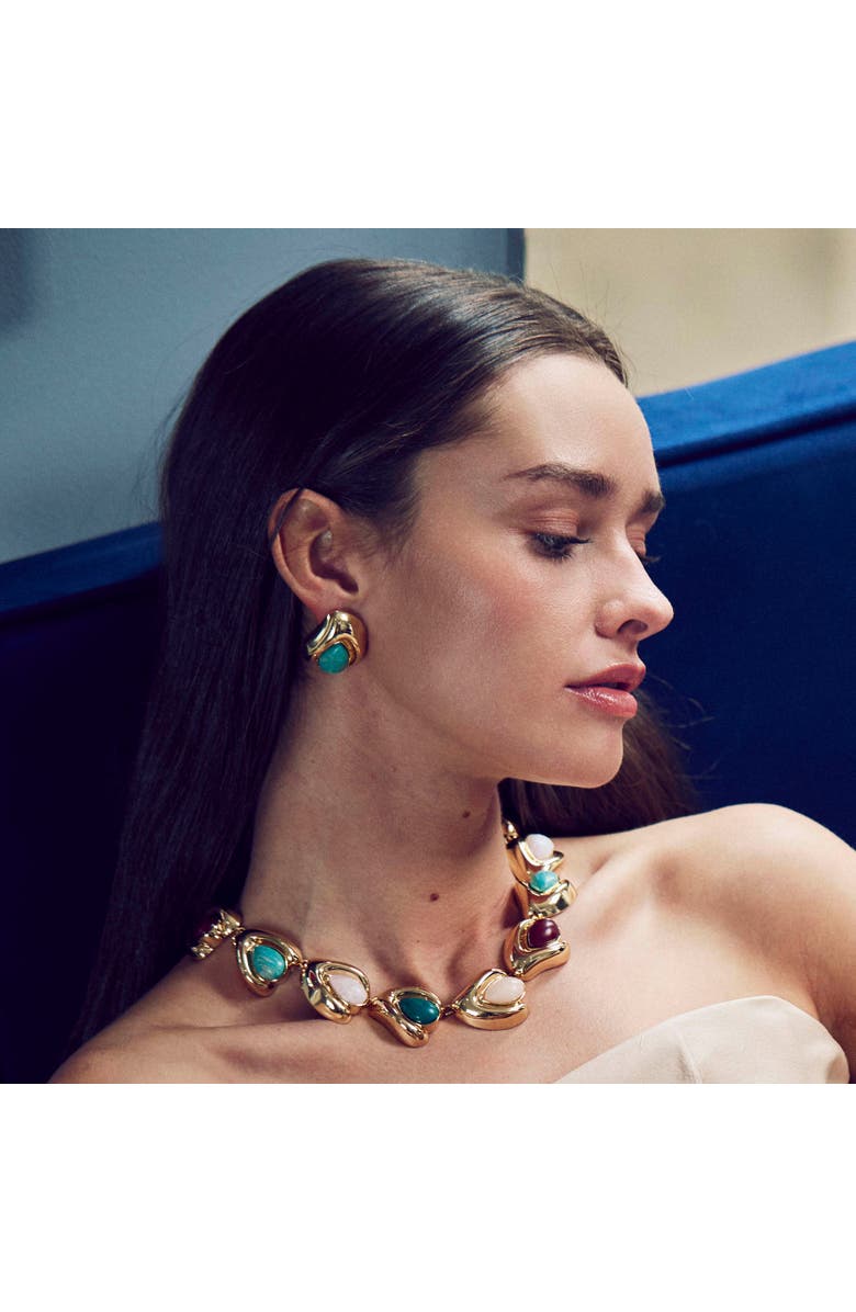 Lele Sadoughi Laurel Necklace, Alternate, color, Jade Multi 999