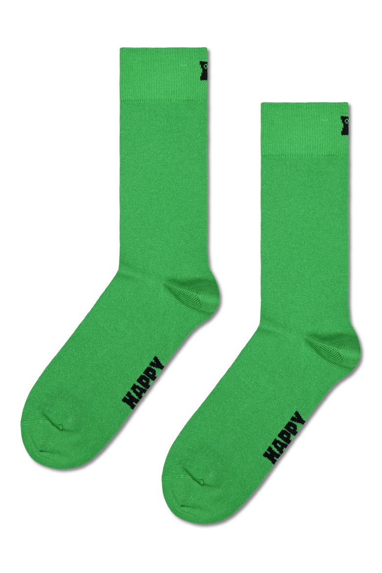Assorted 5-Pack Solid Crew Socks, Alternate, color, WHITE