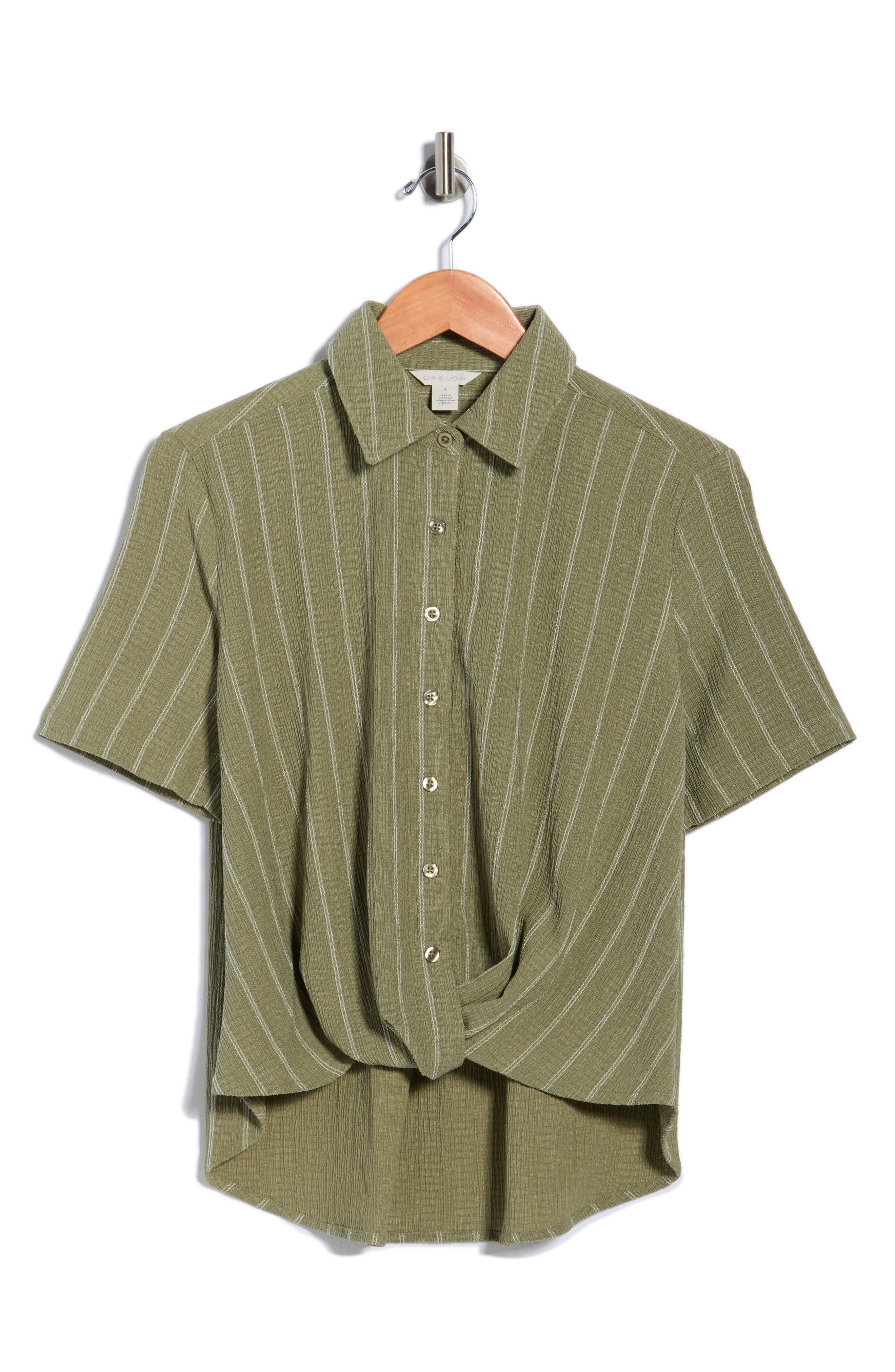OLIVE ACORN- IVORY RITA STRIPE