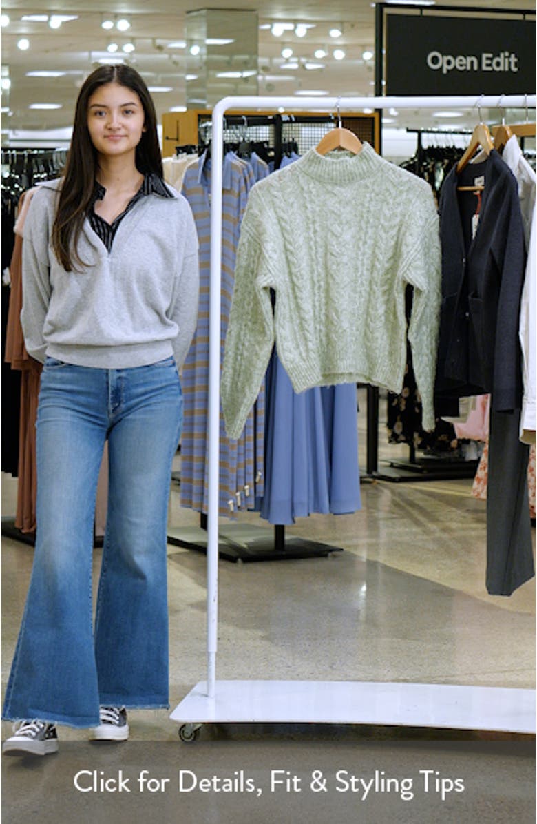 Perkins Cable Stitch Sweater, sales video thumbnail