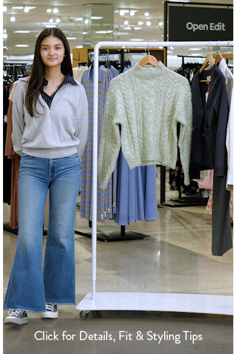 Perkins Cable Stitch Sweater video