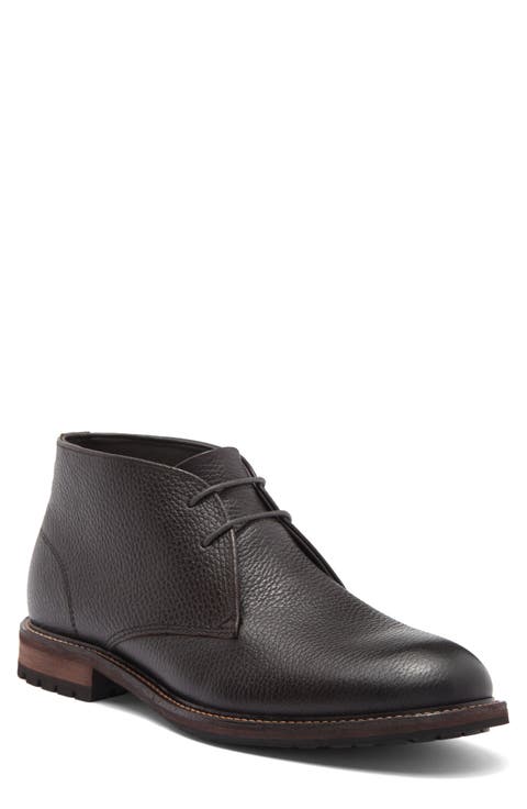 Payton Mini Lug Pebbled Leather Chukka Boot (Men)