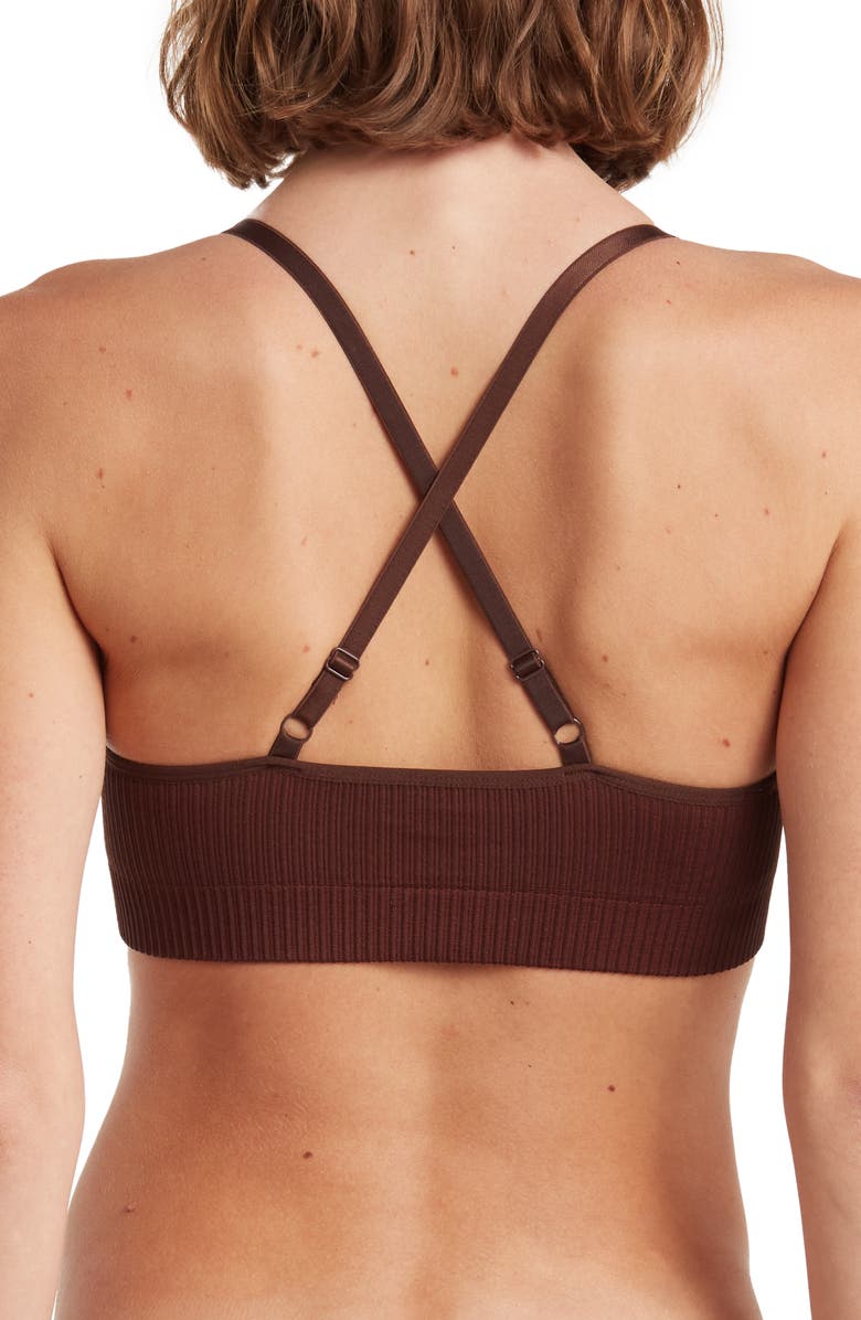 Good American Seamless Chunky Rib Bra, Alternate, color, 