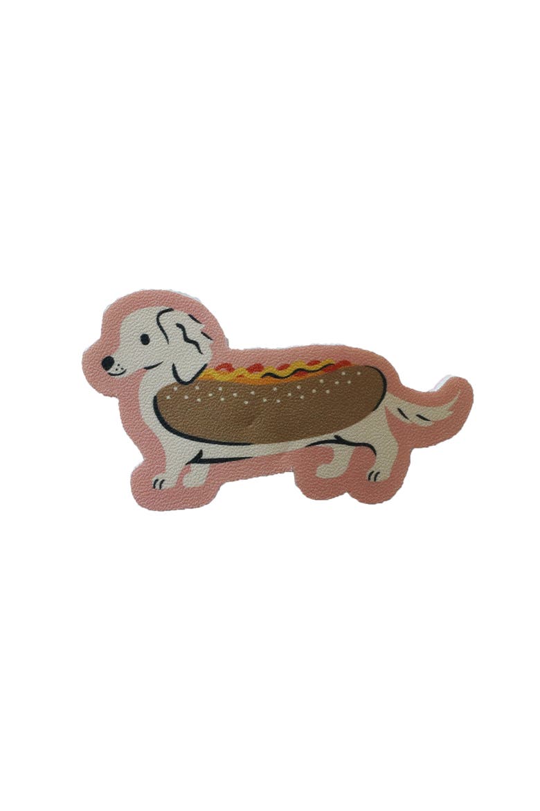 Hot Dog Dachshund Hair Clip, Main, color, Assorted Pre-Pack