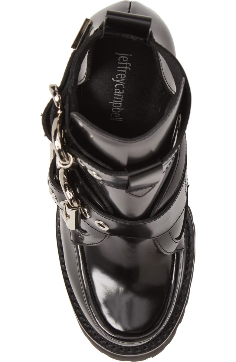 Jeffrey Campbell Craven Buckle Strap Bootie, Alternate, color,