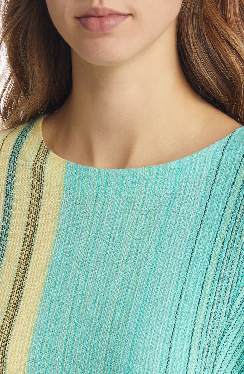 Ming Wang Ombré Stitch Butterfly Sleeve Knit Top, Alternate, color, 