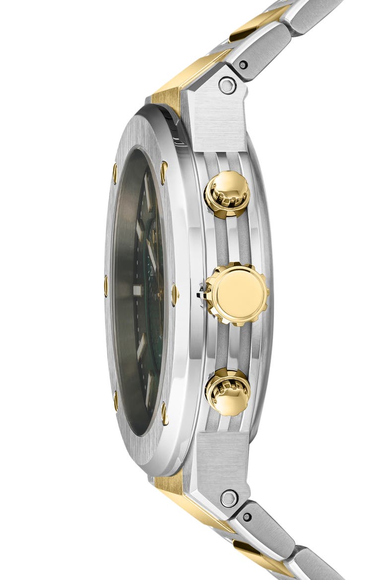 F-80 Two-Tone Chronograph Watch, 42mm, Alternate, color, TWO TONE