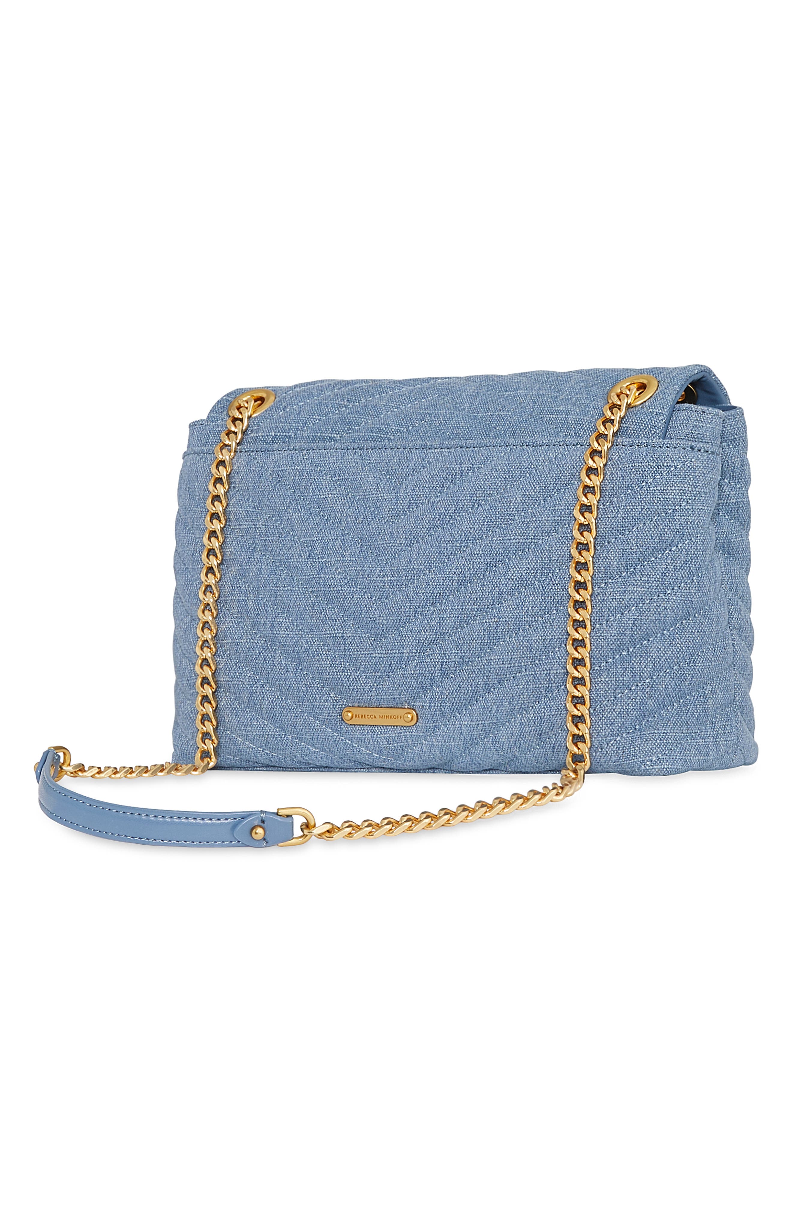 Rebecca Minkoff Edie Quilted Shoulder Bag, Alternate, color, 