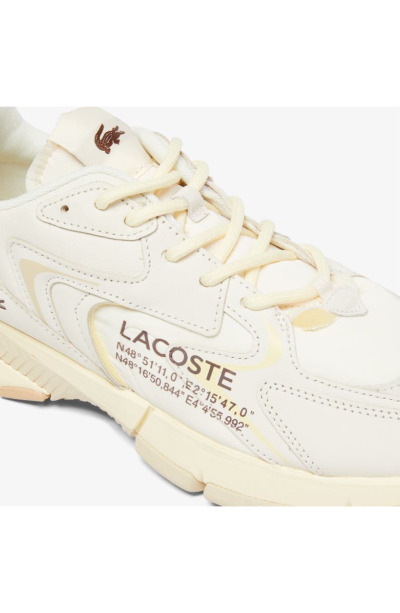 Lacoste L003 Neo 125 Sneaker, Alternate, color, Off White/ Light Brown